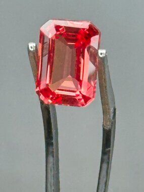 Certified Watermelon Sunset Sapphire Jewel